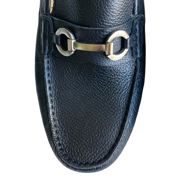 Marc Joseph Stafford Leather Loafer Size 8 Black Slip On Office Business Wedding - Picture 4 of 11